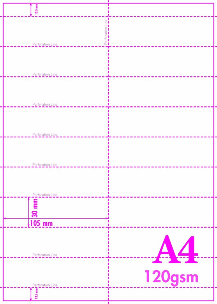 microperforated shelf edge tickets
