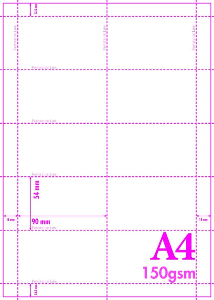 Perforated Cards